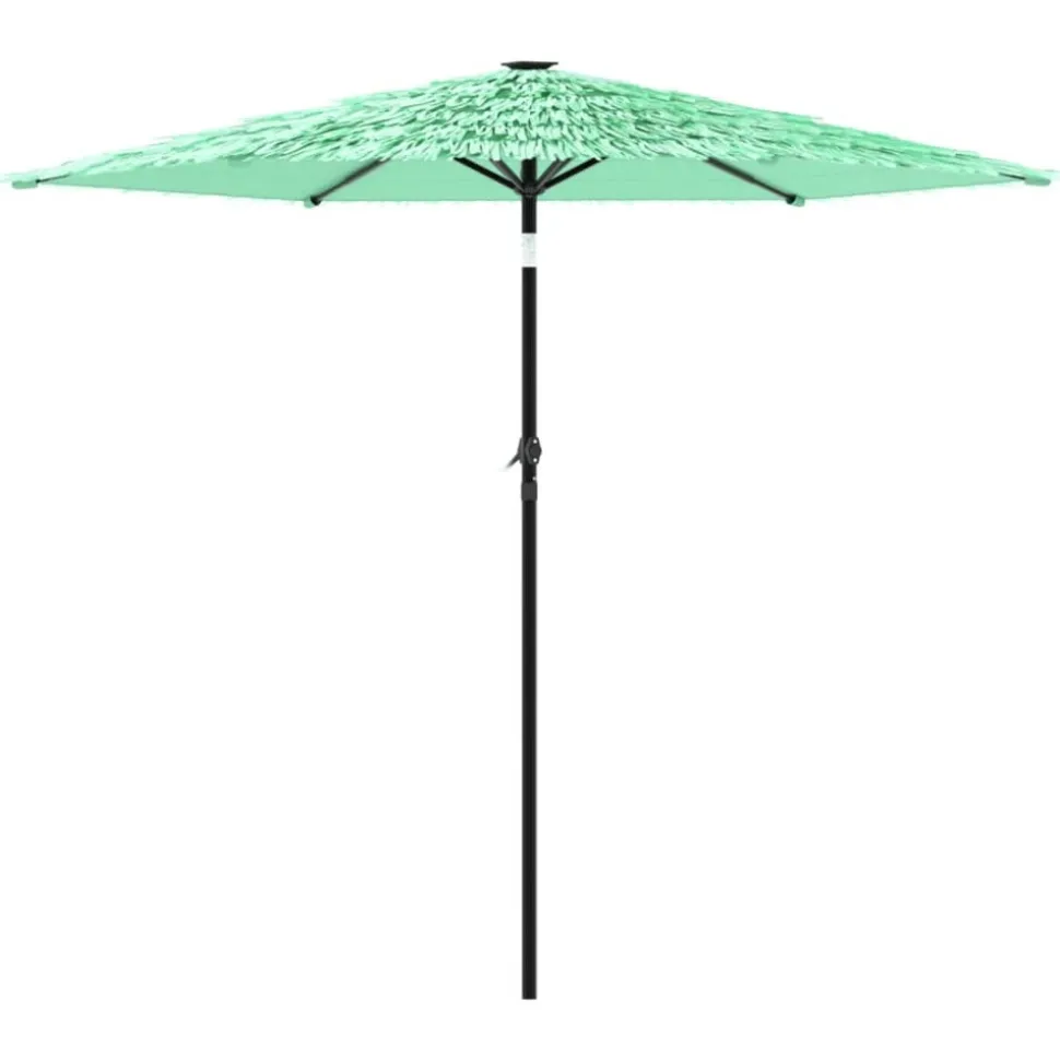 MAISON EXCLUSIVE - Parasol de jardin avec mât en acier vert 223x223x213 cm