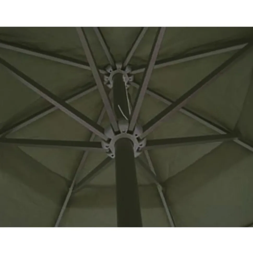 MAISON EXCLUSIVE - Parasol de jardin avec base portable aluminium vert