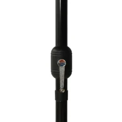 MAISON EXCLUSIVE - Parasol de jardin à 3 niveaux avec mât en aluminium noir