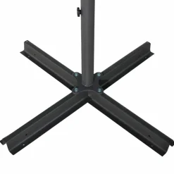 MAISON EXCLUSIVE - Parasol de jardin avec mât en aluminium 500 cm noir