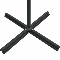 MAISON EXCLUSIVE - Parasol de jardin en porte-à-faux avec lumières led terre cuite