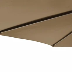 MAISON EXCLUSIVE - Parasol de jardin avec mât en acier taupe 225x225x212 cm