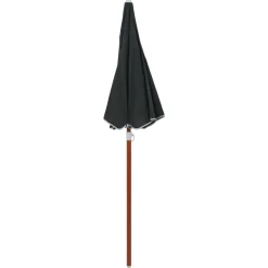MAISON EXCLUSIVE - Parasol de jardin avec mât en acier 180 cm anthracite