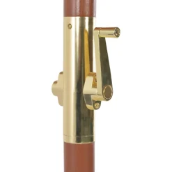 MAISON EXCLUSIVE - Parasol d'extérieur avec mât en bois 300 cm taupe