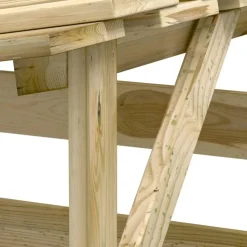 MAISON EXCLUSIVE - Pergolas avec toits 3 pcs 100x90x200 cm bois de pin imprégné