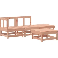 MAISON EXCLUSIVE - Salon de jardin 4 pcs bois massif douglas