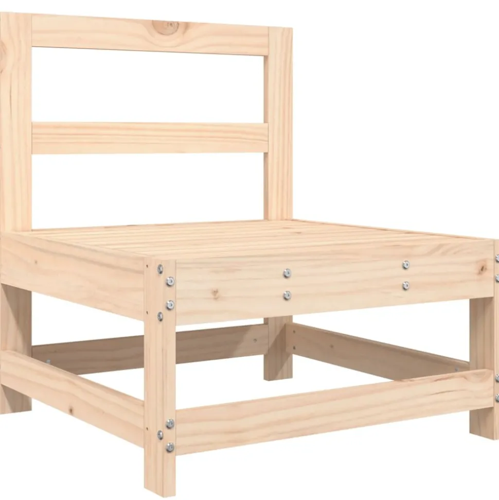 MAISON EXCLUSIVE - Salon de jardin 6 pcs bois de pin massif