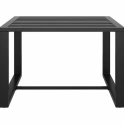 MAISON EXCLUSIVE - Salon de jardin 4 pcs avec coussins aluminium anthracite