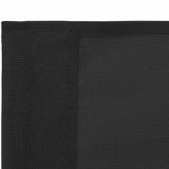 MAISON EXCLUSIVE - Salon de jardin 4 pcs tissu et acier noir