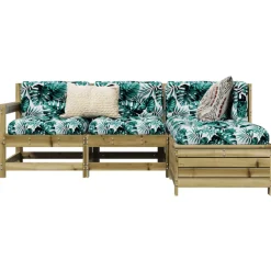 MAISON EXCLUSIVE - Salon de jardin 4 pcs bois de pin imprégné