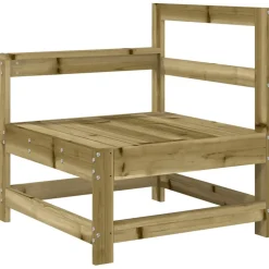 MAISON EXCLUSIVE - Salon de jardin 4 pcs bois de pin imprégné