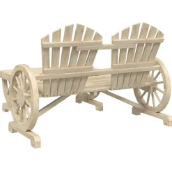 MAISON EXCLUSIVE - Salon de jardin 2 pcs bois de sapin massif