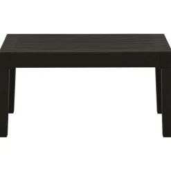 MAISON EXCLUSIVE - Salon de jardin 2 pcs avec coussins plastique gris