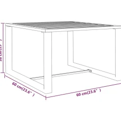MAISON EXCLUSIVE - Salon de jardin 5 pcs avec coussins aluminium anthracite