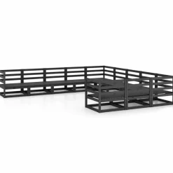 MAISON EXCLUSIVE - Salon de jardin 11 pcs bois de pin massif