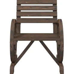 MAISON EXCLUSIVE - Salon de jardin 4 pcs bois de sapin massif