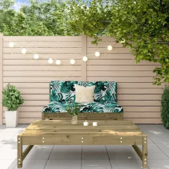 MAISON EXCLUSIVE - Salon de jardin 2 pcs bois de pin imprégné