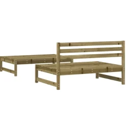 MAISON EXCLUSIVE - Salon de jardin 2 pcs bois de pin imprégné