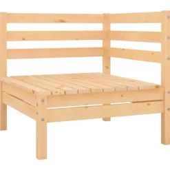 MAISON EXCLUSIVE - Salon de jardin 4 pcs bois massif de pin