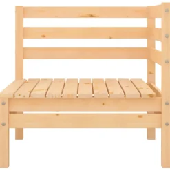 MAISON EXCLUSIVE - Salon de jardin 4 pcs bois massif de pin
