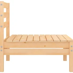 MAISON EXCLUSIVE - Salon de jardin 4 pcs bois massif de pin