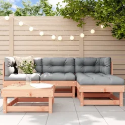 MAISON EXCLUSIVE - Salon de jardin 5 pcs bois massif douglas