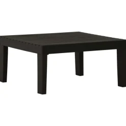 MAISON EXCLUSIVE - Salon de jardin 4 pcs avec coussins plastique gris