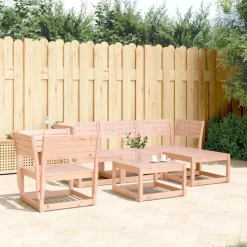MAISON EXCLUSIVE - Salon de jardin 5 pcs bois massif douglas