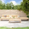 MAISON EXCLUSIVE - Salon de jardin 4 pcs bois massif de pin