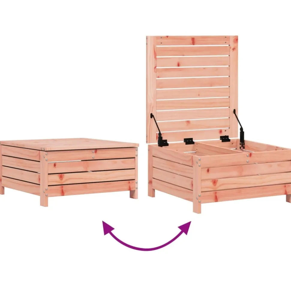 MAISON EXCLUSIVE - Salon de jardin 5 pcs bois massif sapin de douglas