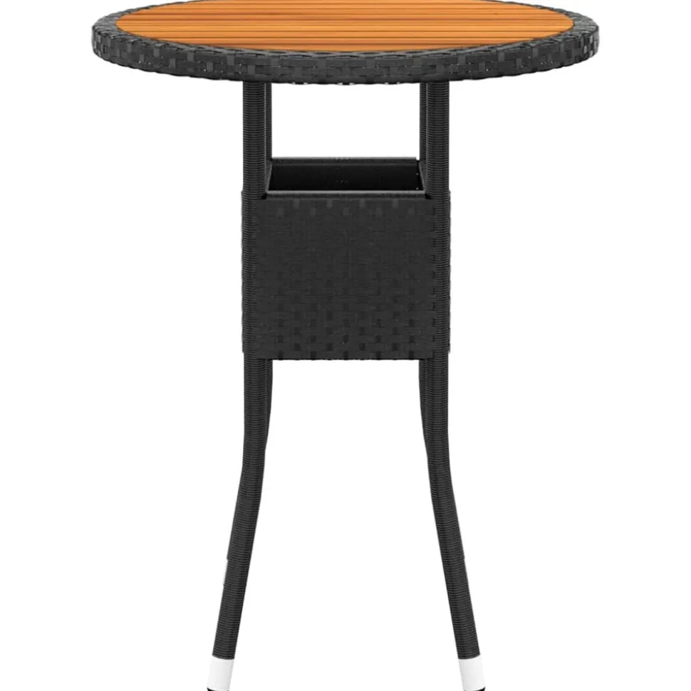 MAISON EXCLUSIVE - Salon de jardin 5 pcs résine tressée noir