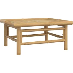 MAISON EXCLUSIVE - Salon de jardin 7 pcs avec coussins taupe bambou