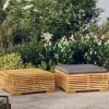 MAISON EXCLUSIVE - Salon de jardin 2 pcs bois de teck massif