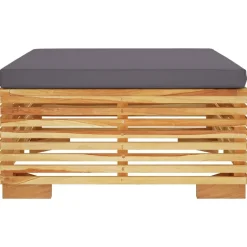 MAISON EXCLUSIVE - Salon de jardin 2 pcs bois de teck massif