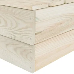 MAISON EXCLUSIVE - Salon de jardin palette 9 pcs bois d'épicéa imprégné