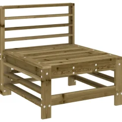MAISON EXCLUSIVE - Salon de jardin 7 pcs bois de pin imprégné