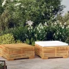 MAISON EXCLUSIVE - Salon de jardin 2 pcs bois de teck massif