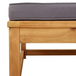 MAISON EXCLUSIVE - Salon de jardin 3 pcs avec coussins bois massif d'acacia