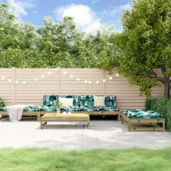 MAISON EXCLUSIVE - Salon de jardin 5 pcs bois de pin imprégné