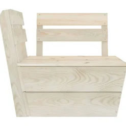 MAISON EXCLUSIVE - Salon de jardin palette 9 pcs bois d'épicéa imprégné