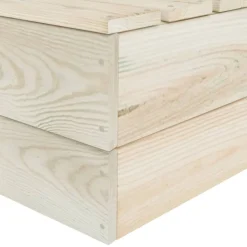 MAISON EXCLUSIVE - Salon de jardin palette 9 pcs bois d'épicéa imprégné