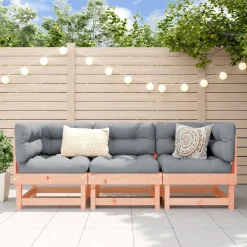 MAISON EXCLUSIVE - Salon de jardin 3 pcs bois massif douglas