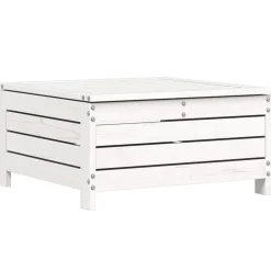 MAISON EXCLUSIVE - Salon de jardin 4 pcs blanc bois de pin massif