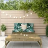 MAISON EXCLUSIVE - Salon de jardin 2 pcs bois de pin imprégné