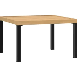 MAISON EXCLUSIVE - Salon de jardin 4 pcs avec coussins noir aluminium