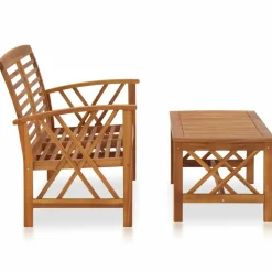 MAISON EXCLUSIVE - Salon de jardin 2 pcs bois d'acacia solide