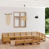 MAISON EXCLUSIVE - Salon de jardin 13 pcs bois de pin massif