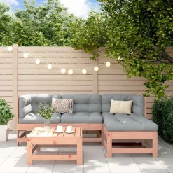 MAISON EXCLUSIVE - Salon de jardin 5 pcs bois massif douglas