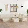 MAISON EXCLUSIVE - Salon de jardin palette 8 pcs bois d'épicéa imprégné