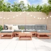 MAISON EXCLUSIVE - Salon de jardin 7 pcs bois massif douglas